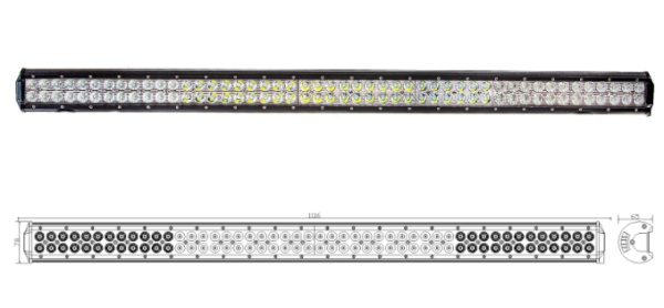 led fényhíd lámpa 288 watt