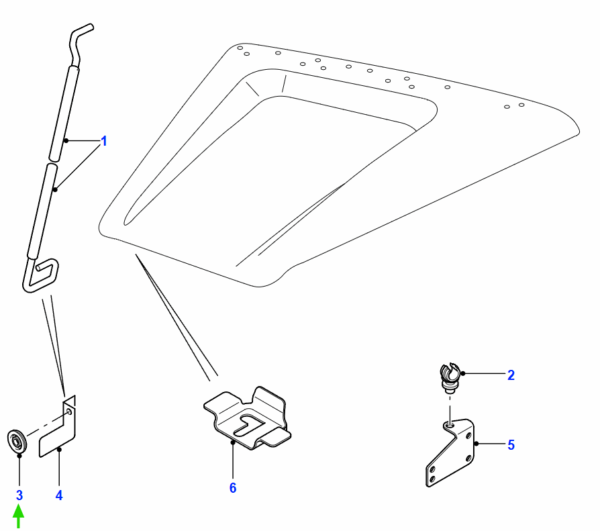 defender gépházfedél rúd patent