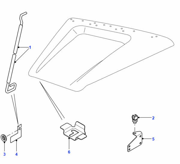 Rögzítő clip Land Rover - Image 3