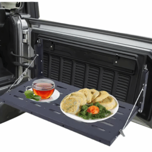 asztal polc tároló kemping túra